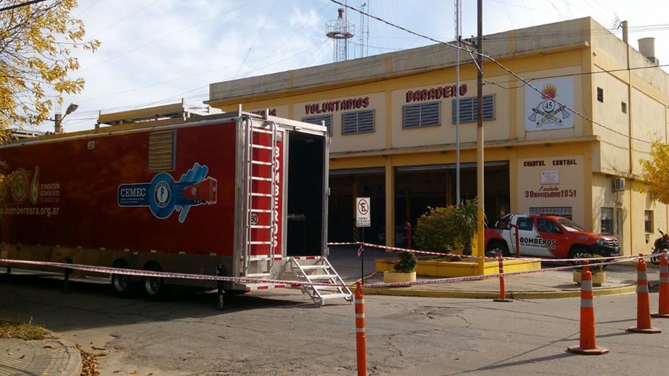 Importante capacitación en Bomberos