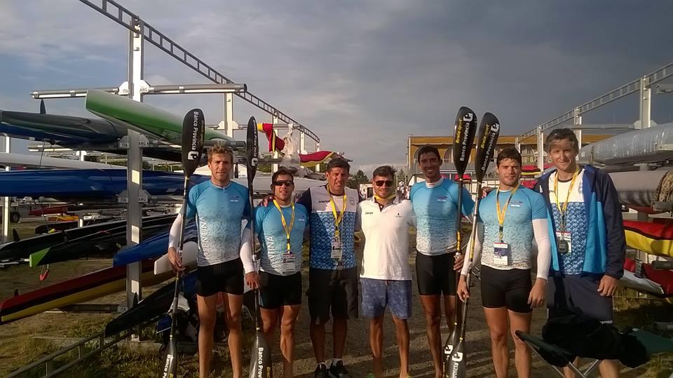 El K4 con Gonzalo Carreras corre la final A de la 2da Copa del Mundo en Republica Checa