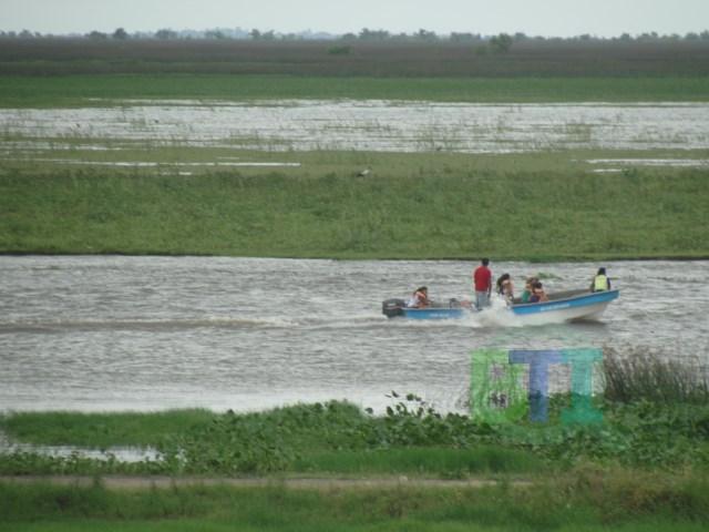 El río en baja. Ya llegó a los 3,48 mts.