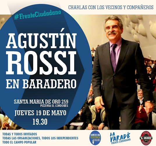 Agustín Rossi en Baradero
