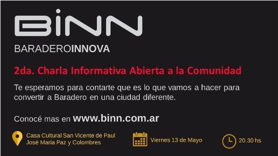 Baradero Innova realizará una charla informativa