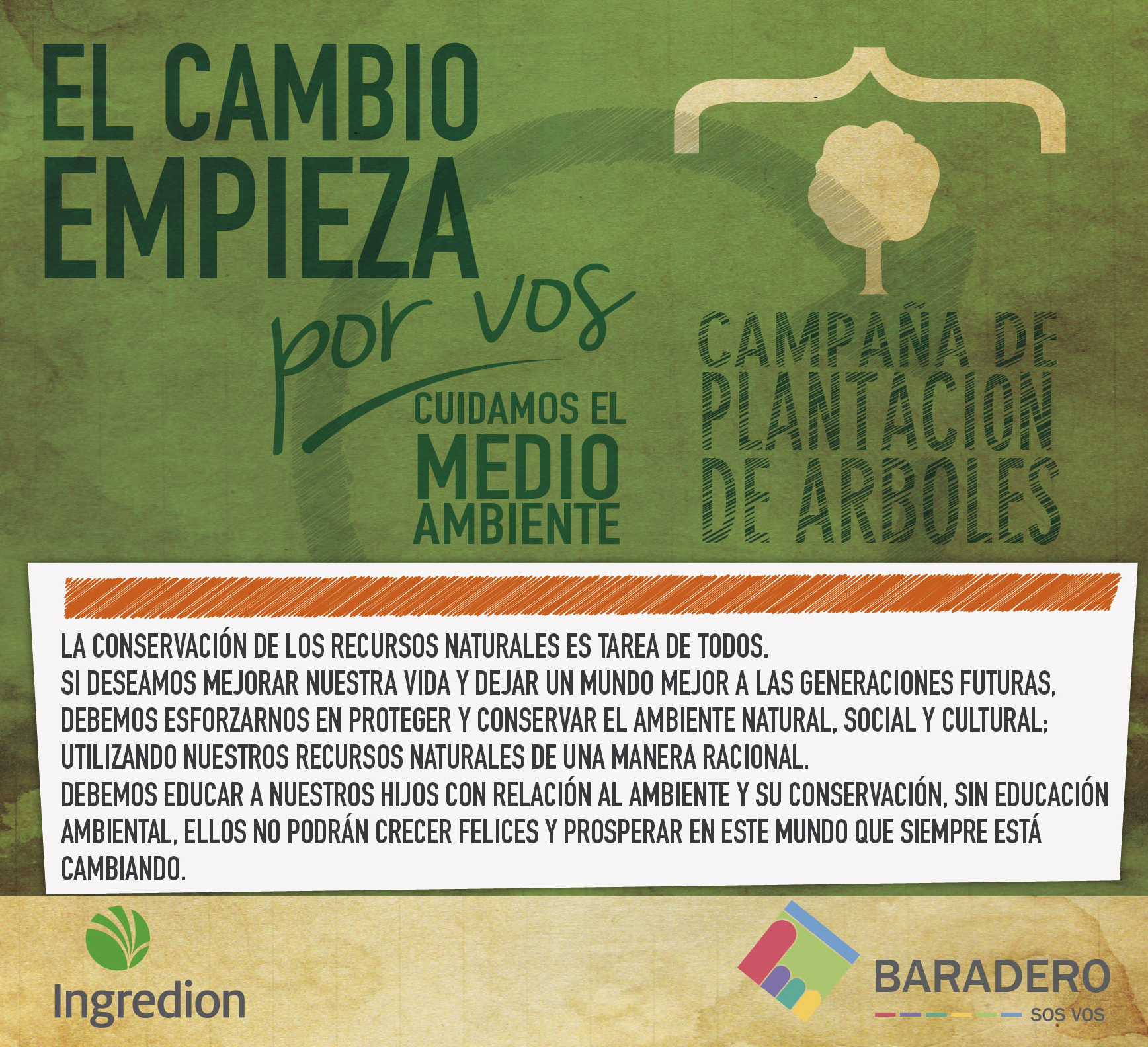 ¡Cuidemos el Medio Ambiente! Campaña de plantación de árboles