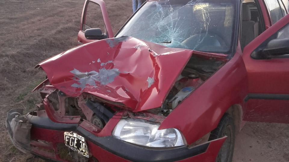 Grave accidente en el camino a Alsina