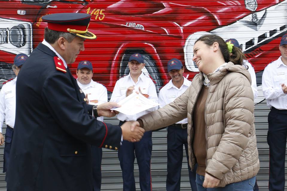 Festejos del Día del Bombero Voluntario