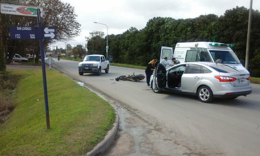 Grave accidente en el acceso