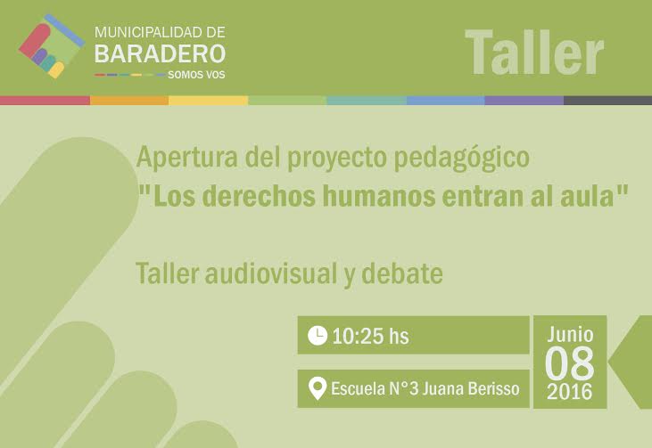 Apertura del proyecto pedagógico «Los derechos humanos entran al aula»