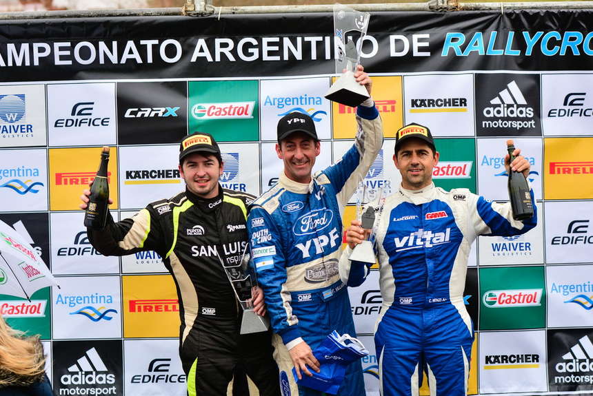 Villagra se quedó con la carrera de RallyCross CARX en Baradero