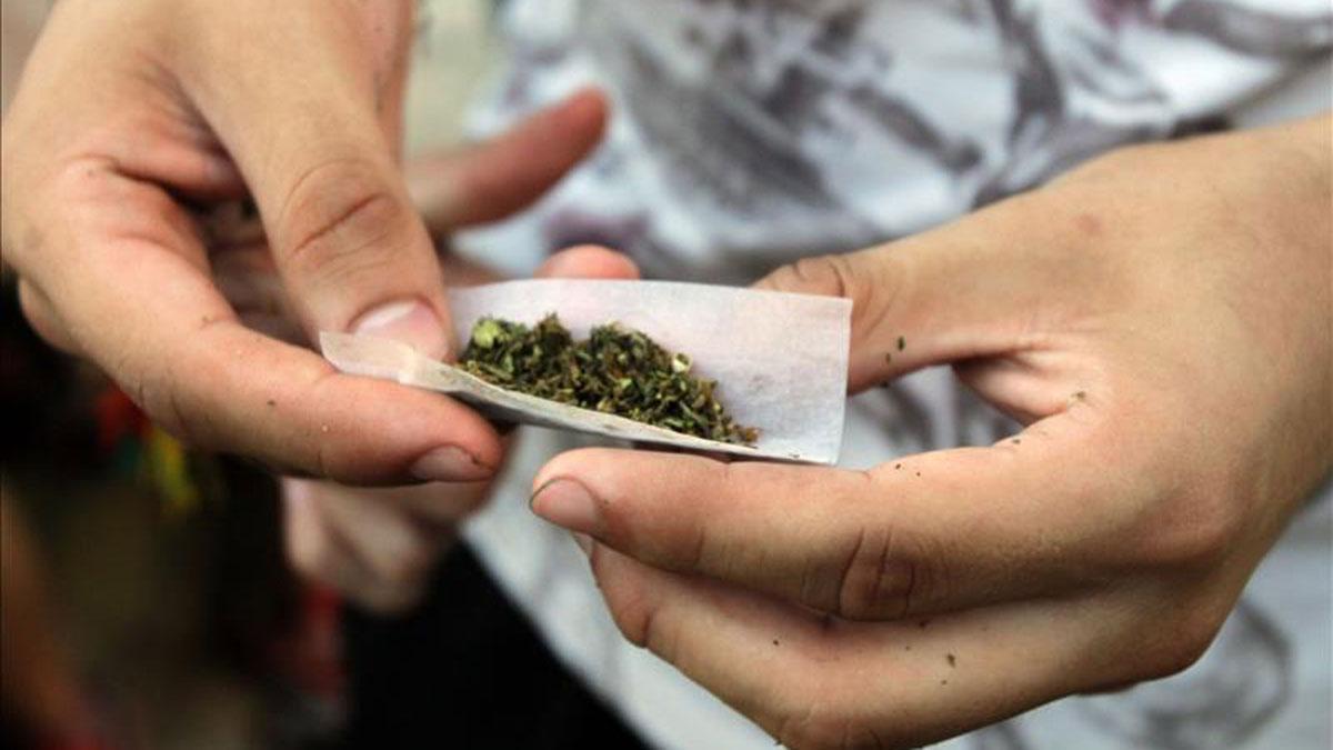 Aprehendido con marihuana