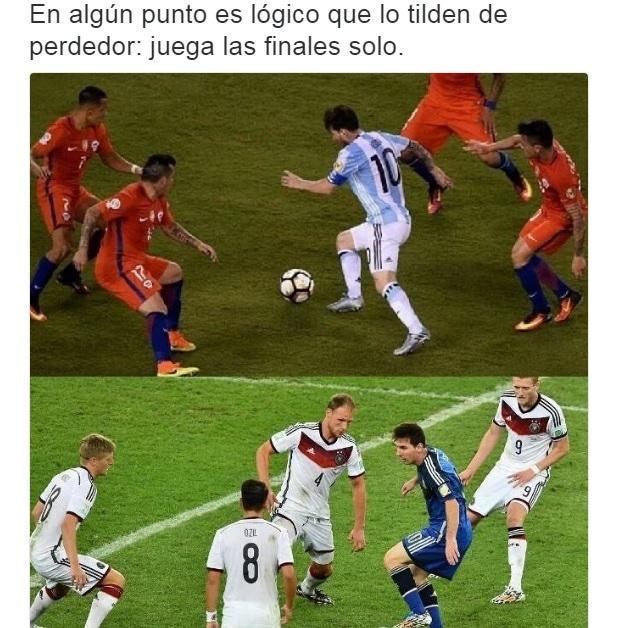 La culpa es de Messi
