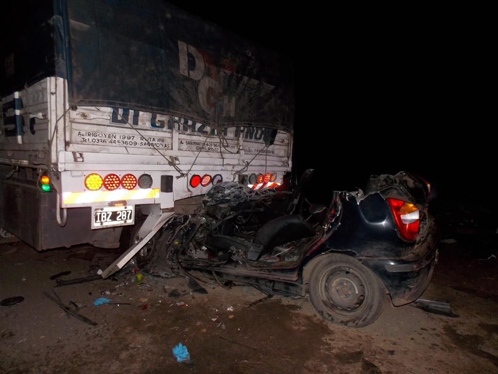 Accidente fatal sobre la Ruta Provincial 1001 entre Río Tala y San Pedro