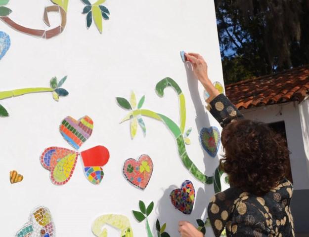 Quedó inaugurado el mural en homenaje a René Favaloro