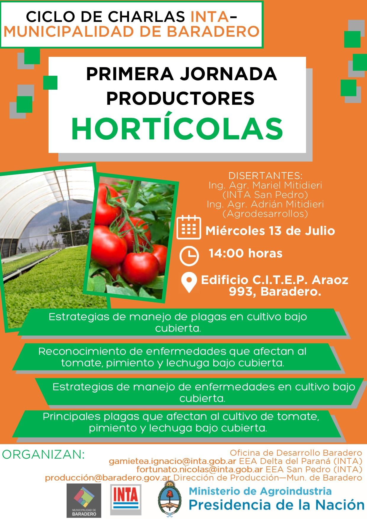 Primera jornada de productores hortícolas