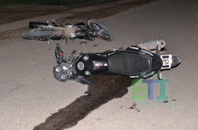 Grave accidente de moto en calle Bernabé de San Martín