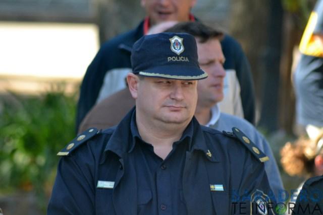 El Comisario Martinez habló sobre el incendio del patrullero