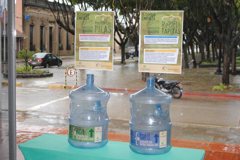 Campaña de reciclaje y separación en origen de pilas y tapitas plásticas