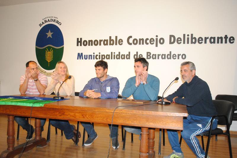 Baradero recibió al deportista olímpico Gonzalo Carreras