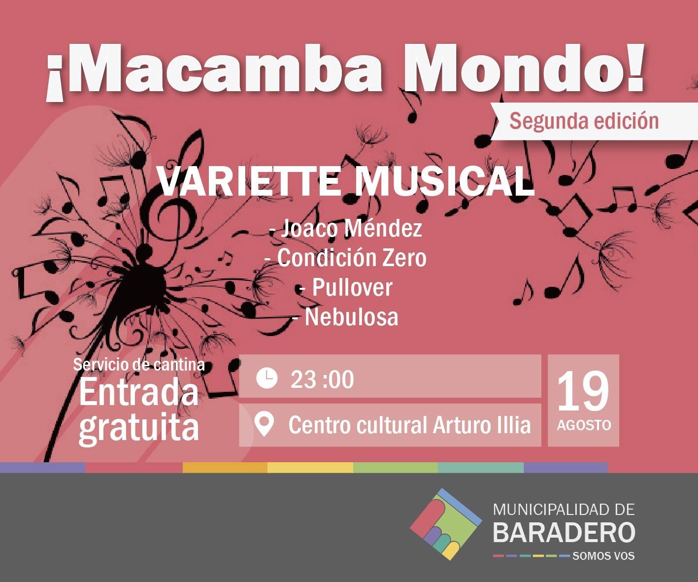 ¡Segunda edición de Macamba Mondo!