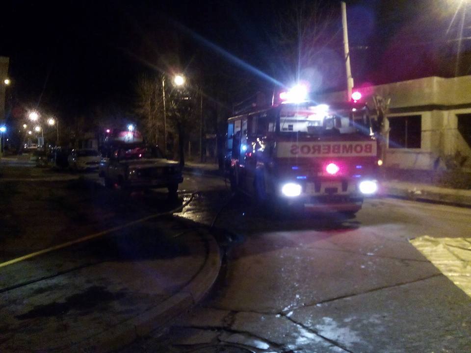 Principio de incendió en un camión que transitaba por Ruta 9