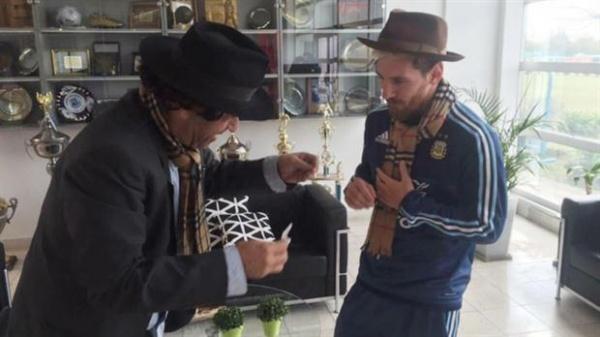 El emotivo y divertido encuentro entre «Minguito» y Messi