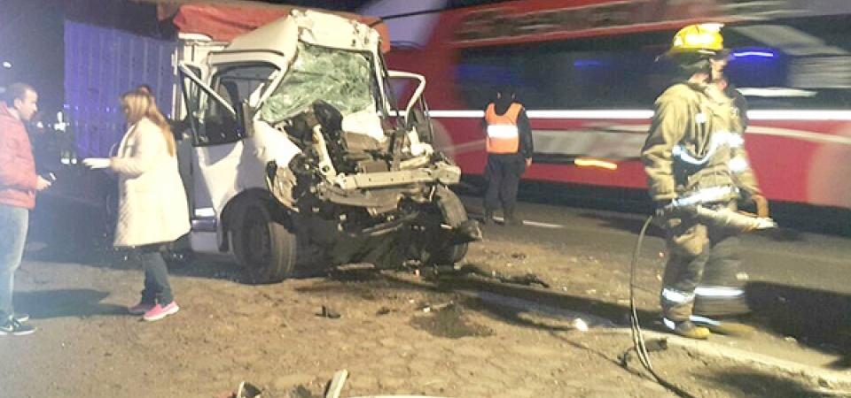 Accidente fatal en la Autopista a la altura de San Nicolás