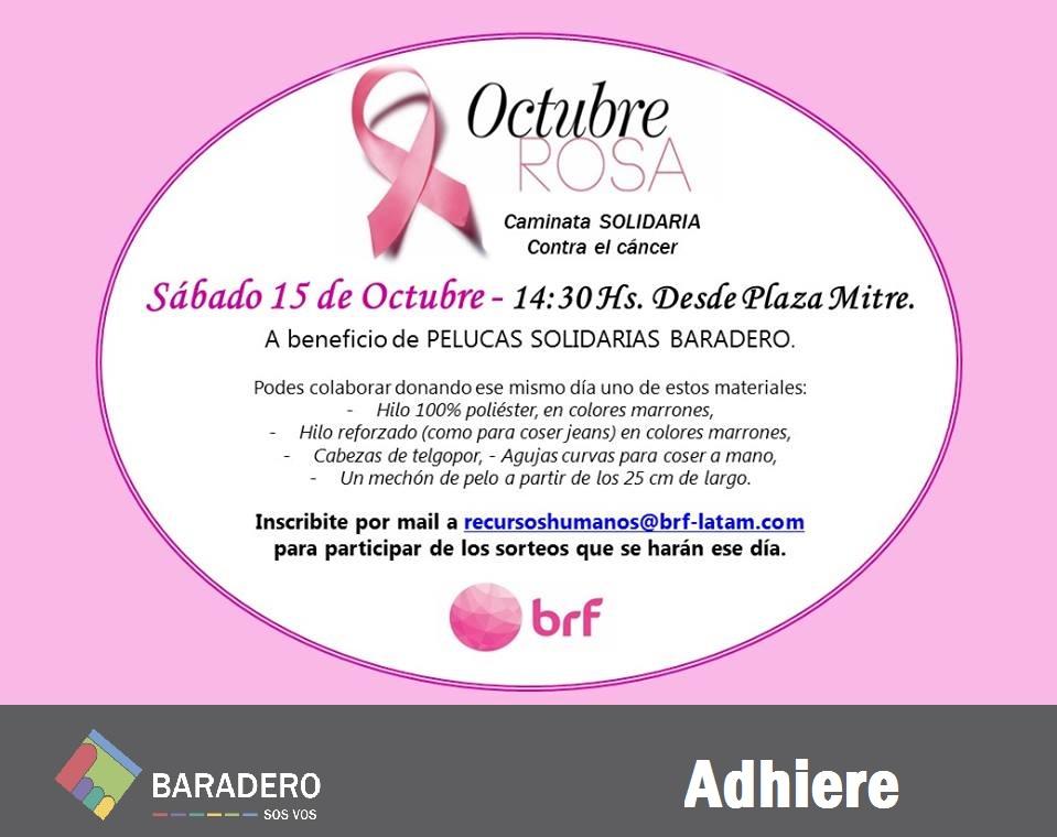 Este sábado Octubre Rosa en la Plaza Mitre