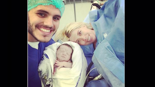 Nació Isabella Icardi, la hija de Mauro y Wanda