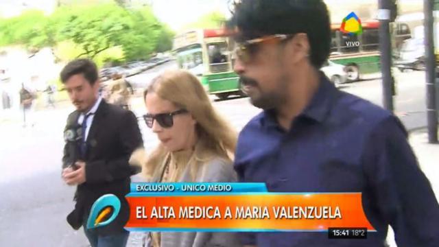 María Valenzuela ya fue dada de alta: «Estoy cada día mejor»