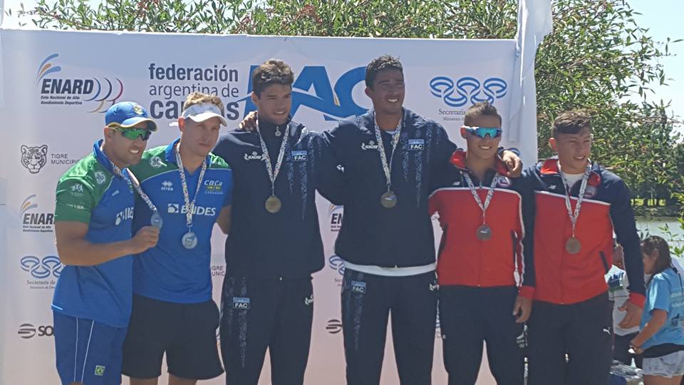 Triple Campeón. Gonzalo Carreras obtuvo tres medallas de Oro en el Sudamericano