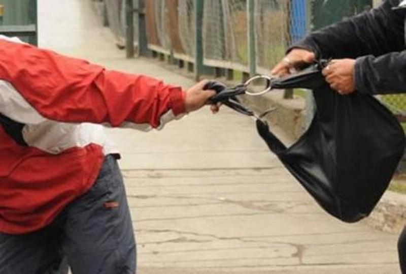 Motochorros le roban la cartera a una señora