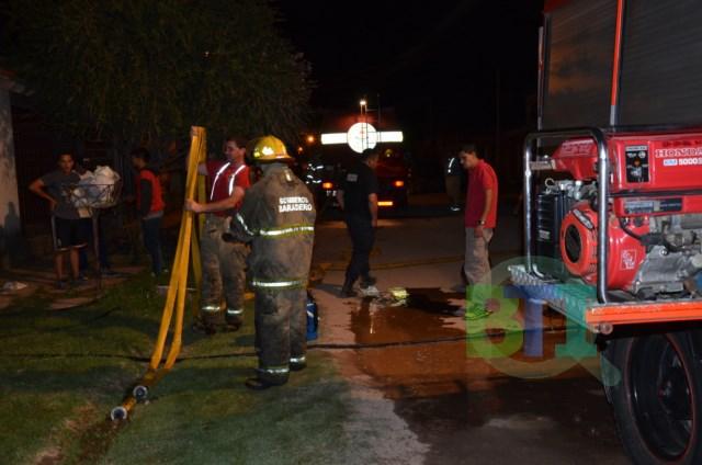 Incendió en una vivienda