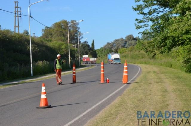 Reparan Ruta 41 desde la Rotonda hasta Ruta 9