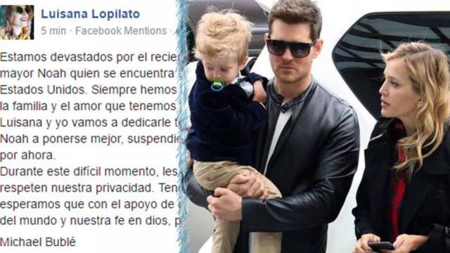 Comunicado de Lopilato y Bublé: «Estamos devastados por el reciente diagnóstico de cáncer»