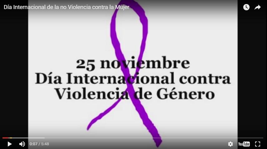Día Internacional de la no Violencia contra la Mujer (Video)