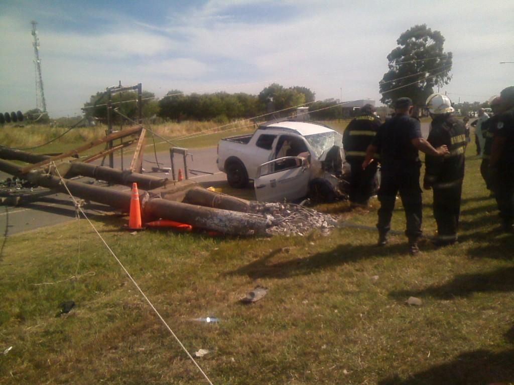 Accidente con tres víctimas fatales en Ramallo