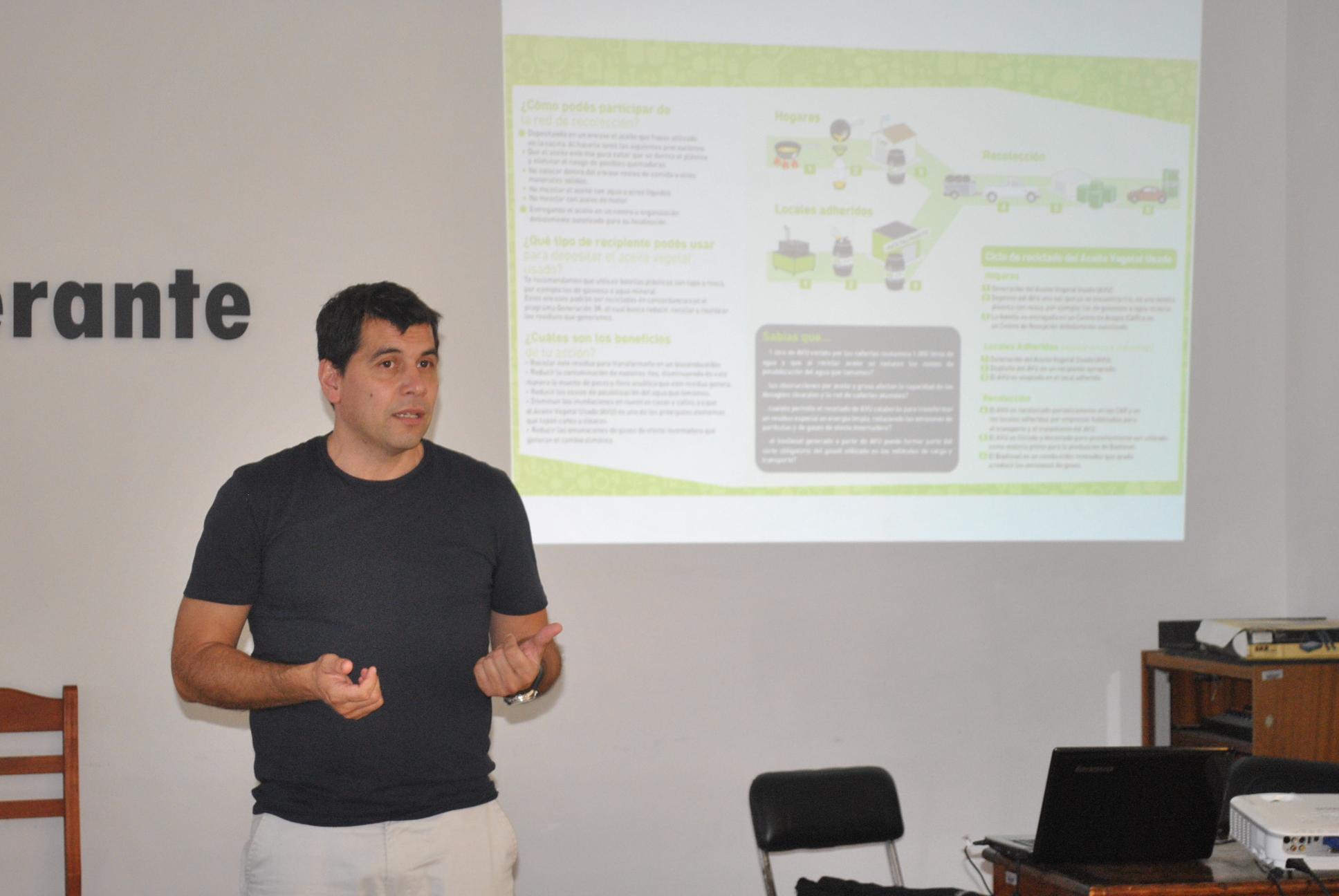 Se concretó el lanzamiento de campaña de reciclaje de aceite vegetal usado