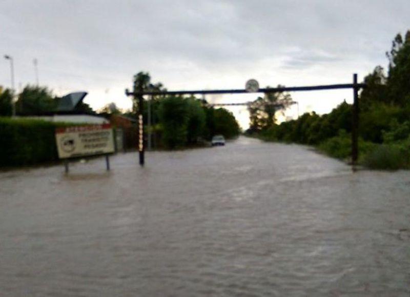 230 mm. En Ramallo: Inundación, rutas cortadas, evacuados