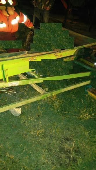 Accidente fatal en el campo