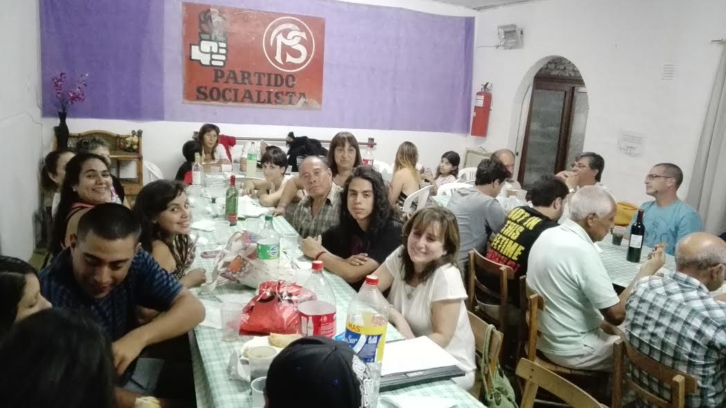 Cena de fin de año en el Partido Socialista