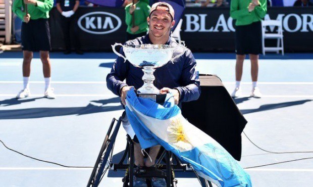 Un cordobés se coronó campeón del Australian Open Adaptado