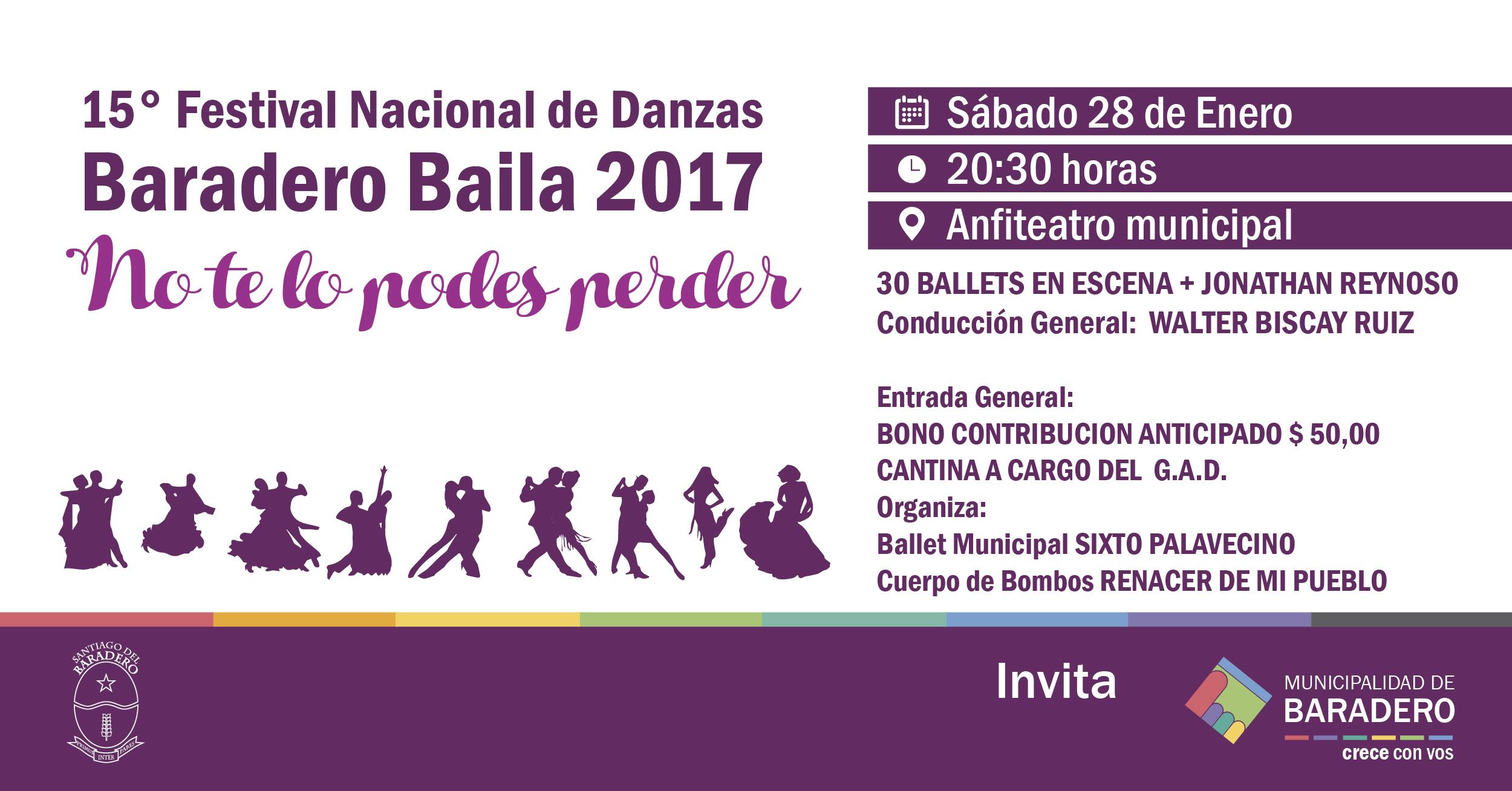 Se aproxima el 15° Festival Nacional de Danzas
