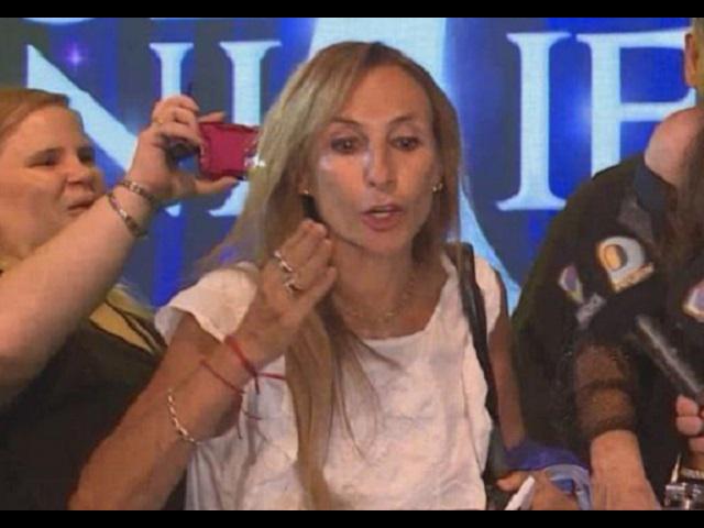 Gladys Florimonte se enojó con los periodistas