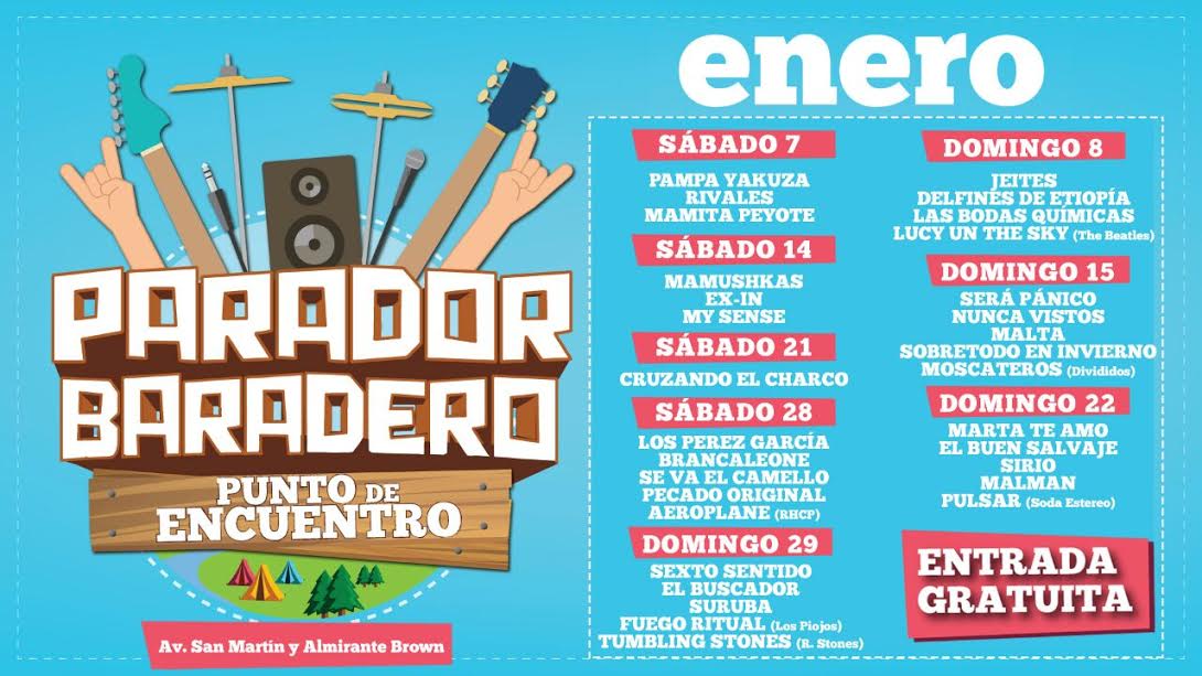 Parador Rock: este sábado y domingo en el Paseo del Puerto