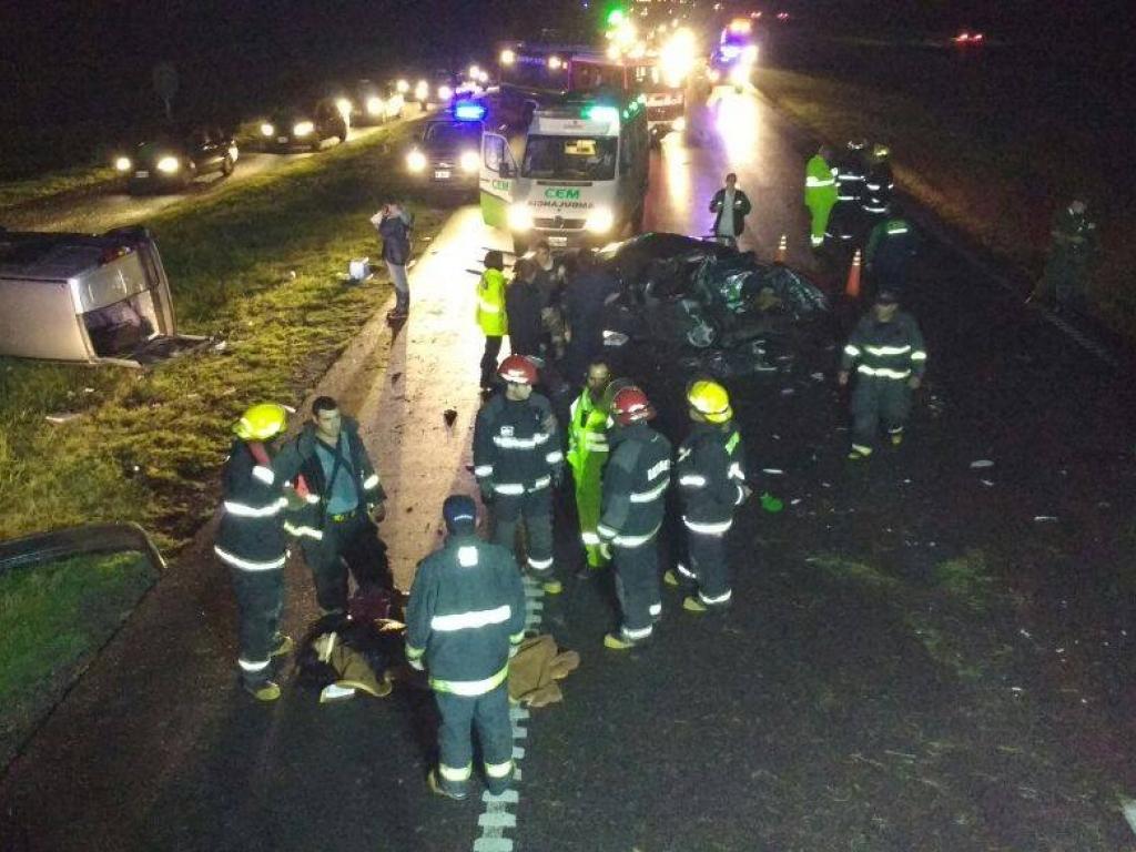 Fatal accidente en Ruta 9: 1 muerto y 8 heridos