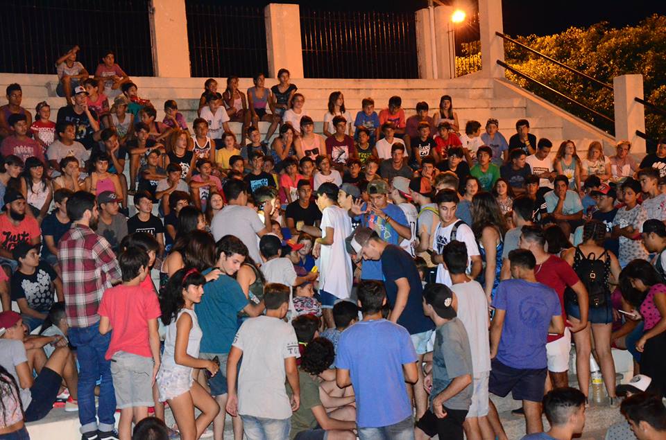Los raperos coparon la Plaza Colon