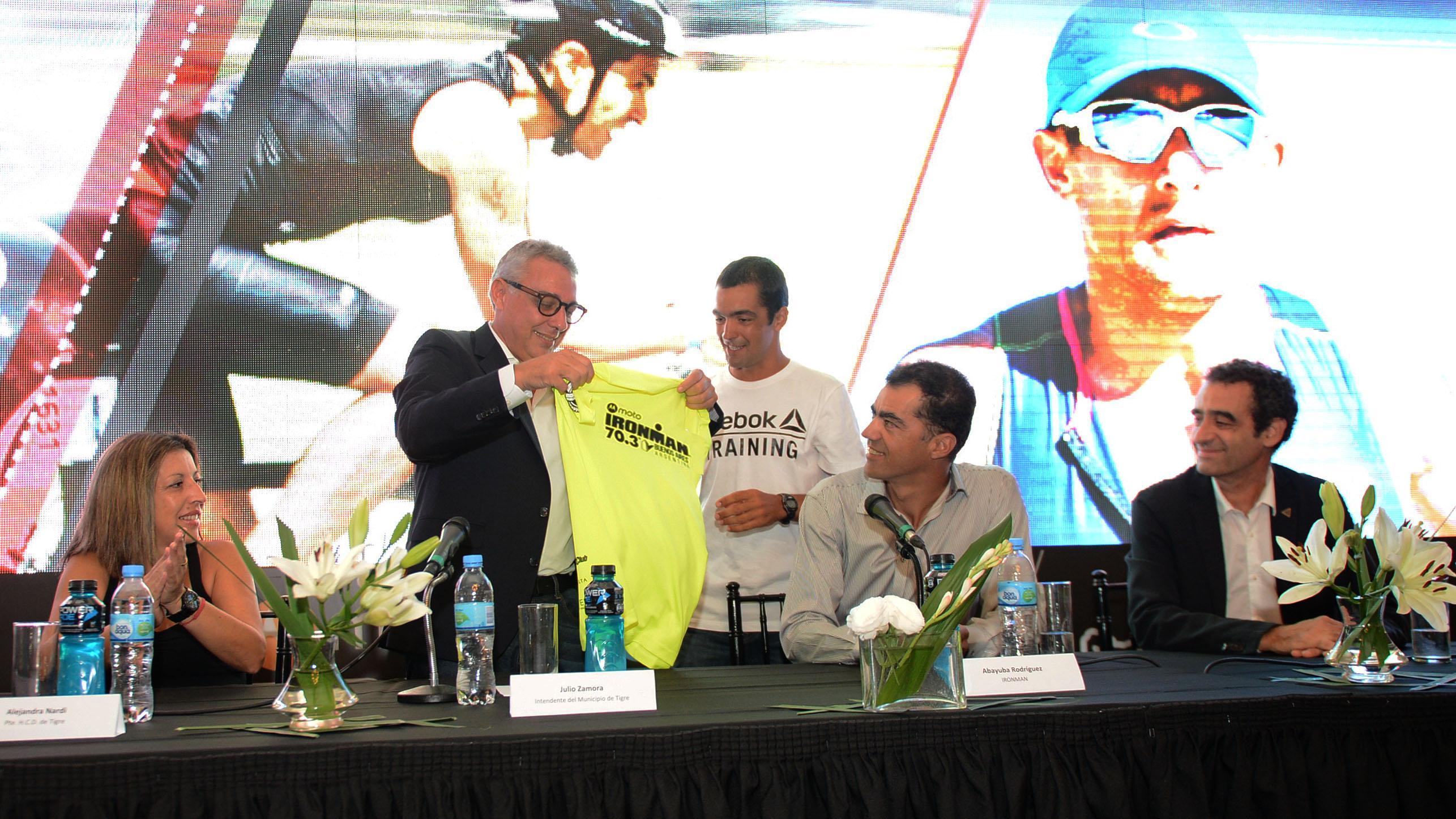 Julio Zamora presentó la segunda edición del IronMan Tigre 70.3