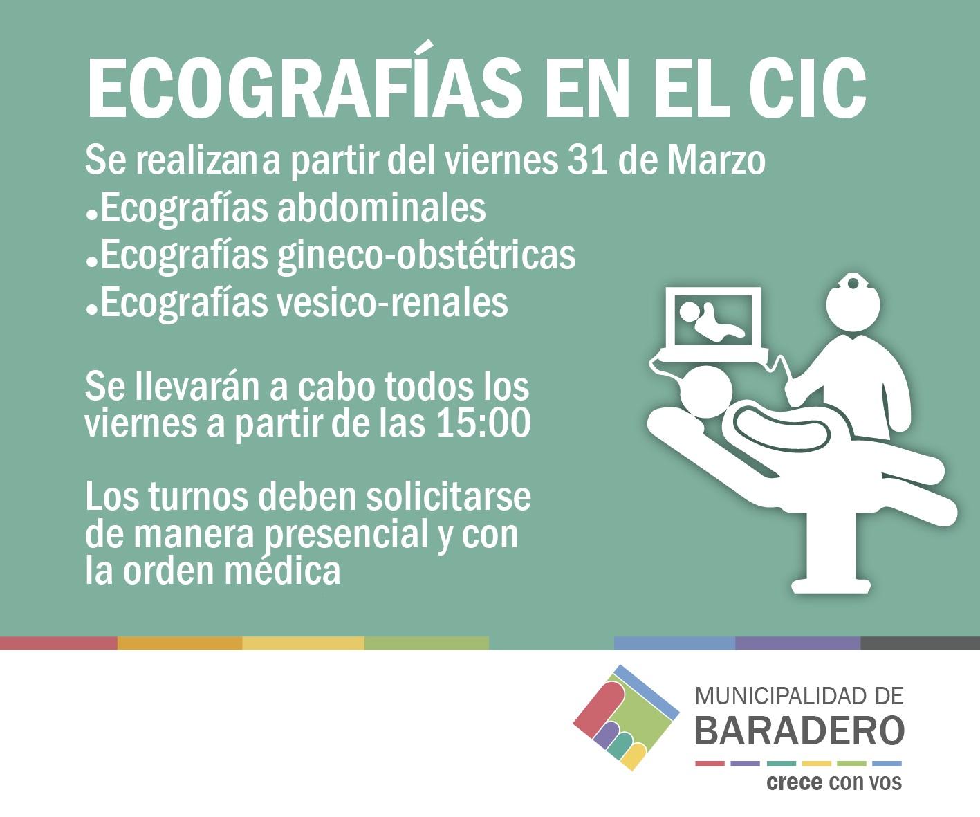Ecografías en el CIC: ¡A partir del viernes 31 de marzo!