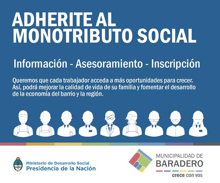 Monotributo Social: charla informativa en Baradero
