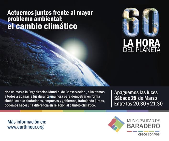 ¡Apaguemos las luces! Actuemos frente al cambio climático