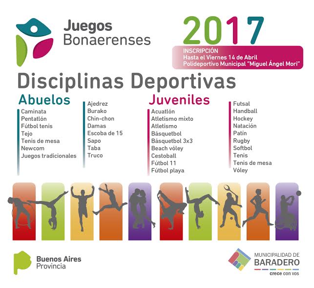 Sigue abierta la inscripción para los Juegos Bonaerenses