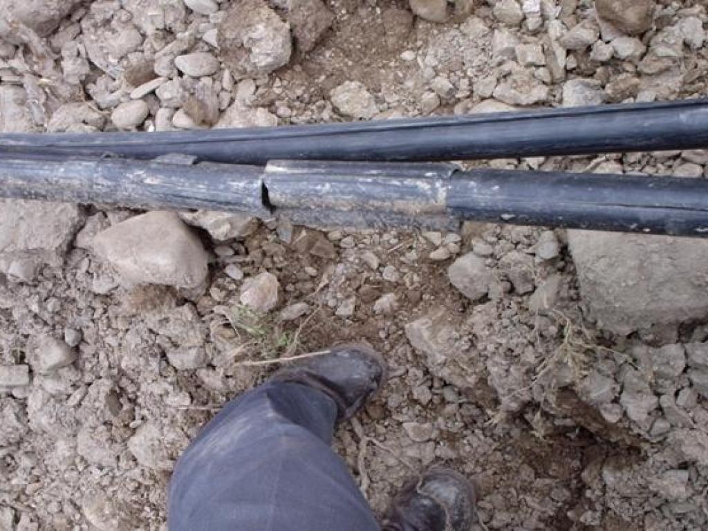 Aparentemente el corte en el  servicio de Cablevisión fue provocado con fines delictivos